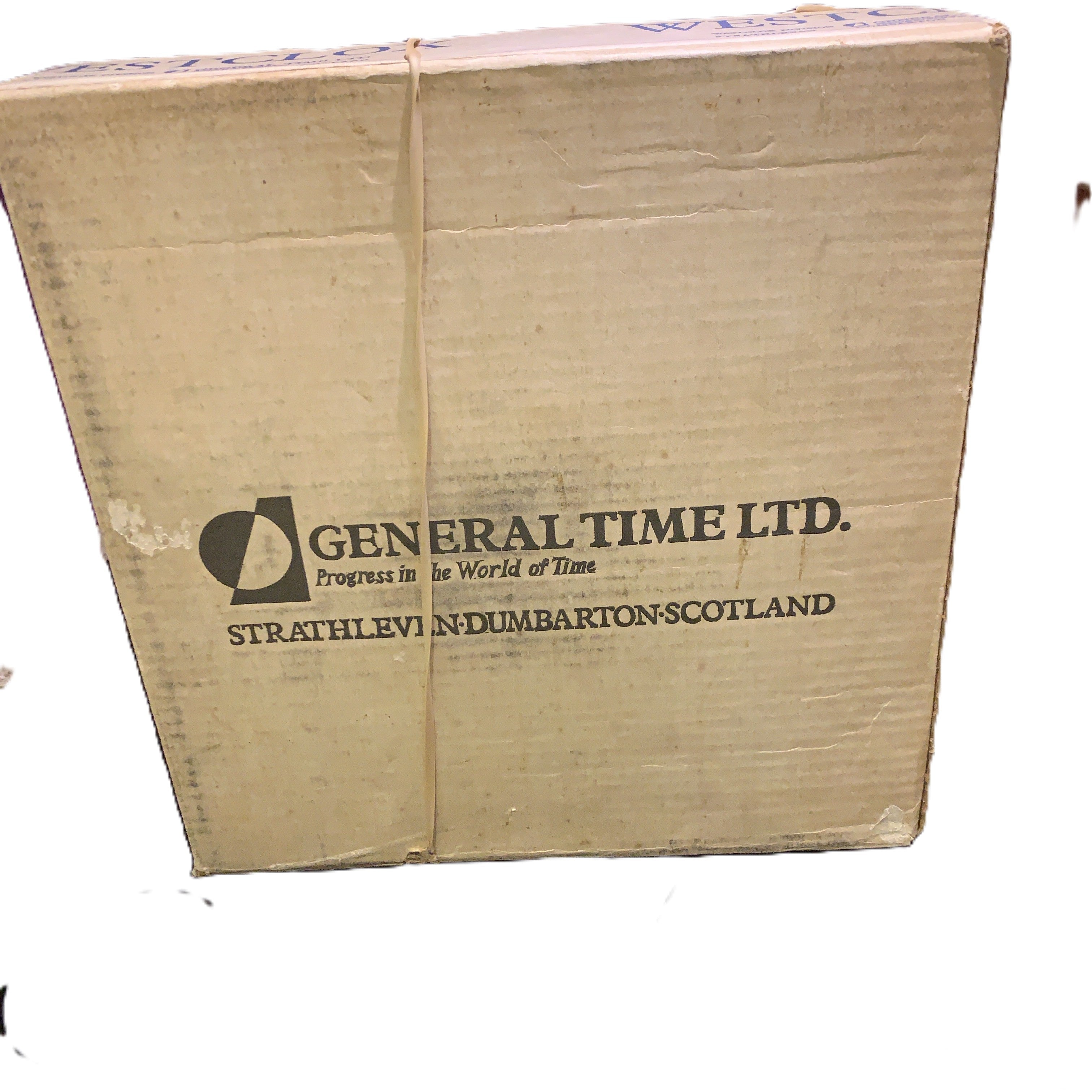 Westclox Scotland Wall Clock – Late 1960s Teal Green Gold Starburst 12 Inch NOS Original Box Mains
