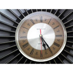 Westclox Sunburst Wall Clock – Mid Century Modern Starburst, Roman Numerals, Scotland