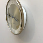 Westclox Wall Clock, Gold Sunburst Dial, Roman Numerals, Made in Scotland, 1960s