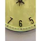 Metamec Model 5868 Wall Clock, Rare Yellow Dial, 1960s Kienzle Quartz