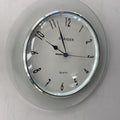 Staiger Wall Clock, Vintage German Quartz Clock, Chrome Bezel